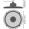 HIGH BAY LED 155W/6500K 110DEG IP65 LEDV