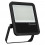 FLOOD LED PFM 125W/3000K SYM 100 BK LEDV