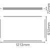 PANEL 1200X600 SURFACE MOUNT KIT VALUE LEDV