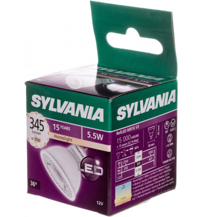 REFLED MR16 V3 5.5W 12V GU5.3 827 36D