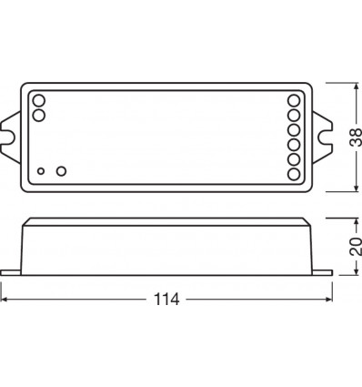LC RF CONTROL RGBW/TW CONTROL 24V RGBW/TW