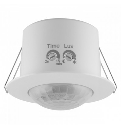 SENSOR CEILING FLUSH 360DEG IP20 WT