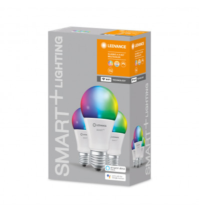 SMART+ WiFi Classic A75 RGBW E27 FR 3pack