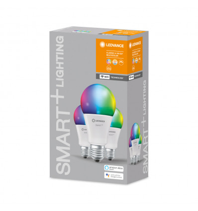 SMART+ WiFi Classic A100 RGBW E27 FR 3pack