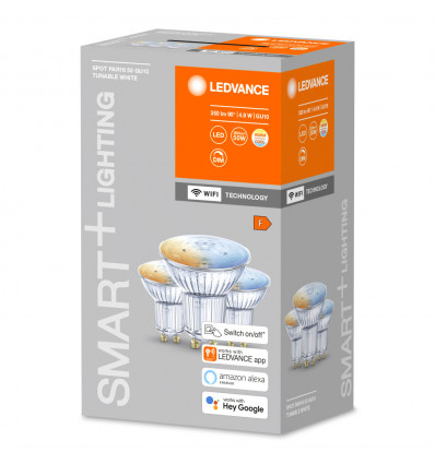SMART+ WiFi PAR16 50 TW GU10 FR 3pack