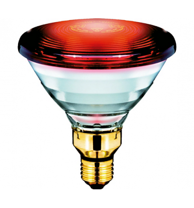 PAR38 IR 150W 125-130V E27 rot