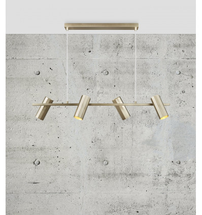 Alanis | 4-Pendant | Brass