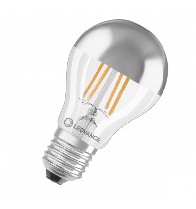 LED CLAS A 50 MIR S P 6.5W 827 E27 FIL SIL