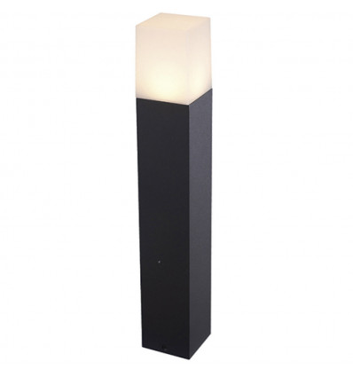 ECO BOLLARD GU10 500 SQ BK 4X1 EUE