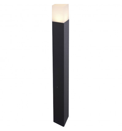 ECO BOLLARD GU10 800 SQ BK 4X1 EUE