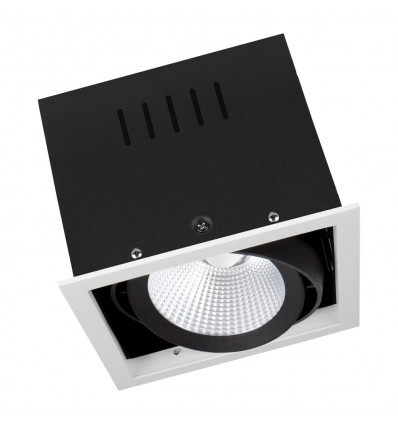 SPOT MULTI 1x30W 3000K FL WT/BK