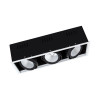 SPOT MULTI 3x30W 4000K FL WT/BK