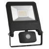 FLOODLIGHT VALUE SENSOR 30 W 4000 K IP44 BK