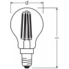 Parathom Retrofit Classic P45 4W 220V-240V E14 827 LED