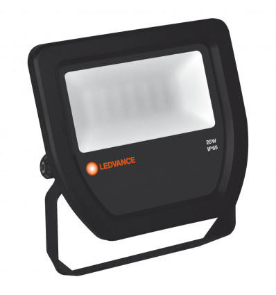 FLOODLIGHT LED 20W 4000K BK 100DEG IP65
