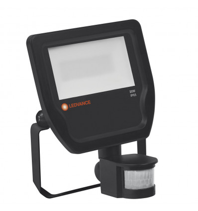 FLOODLIGHT 20W 3000K BK 100DEG S IP65